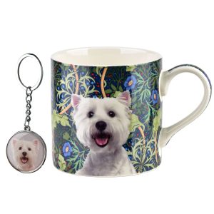 NOYA Kubek z breloczkiem 380ml 9x13x9cmWest Terrier 1068406 NOYA Kubek z breloczkiem 380ml 9x13x9cmWest Terrier 1068406