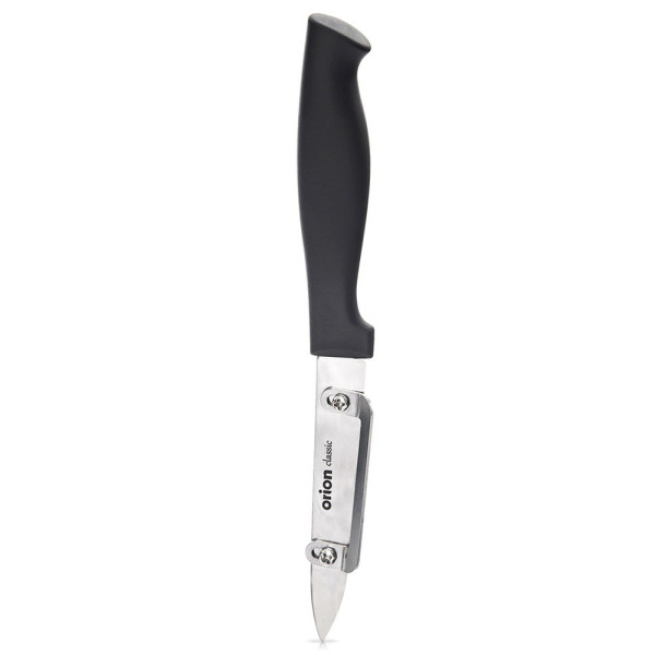 Nóż do obierania obierak do warzyw i owoców pionowy stalowy 19 cm 799479