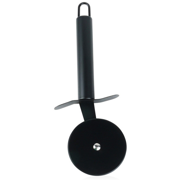 Nóż do pizzy stalowy czarny 20 cm 798543