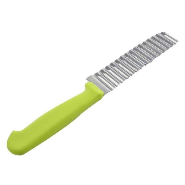 Nóż karbowany do frytek stalowy 23 cm 798535
