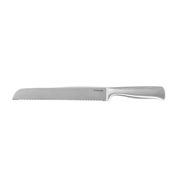 Nóż RIGEL do chleba srebrny 32 cm HOMLA 960924
