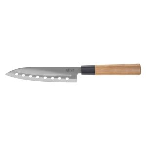 Nóż santoku z bambusową rączką 80808 Nóż santoku z bambusową rączką 80808