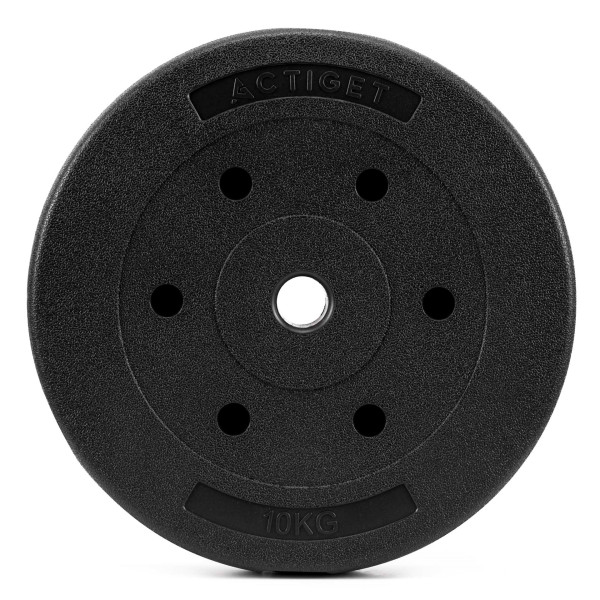 Obciążenie bitumiczne 10 kg ACTIGET talerz kompozytowy do sztangi 29 mm 913138