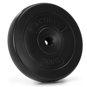 Obciążenie bitumiczne 10 kg Actiget talerz kompozytowy do sztangi 31 mm 913143 Obciążenie bitumiczne 10 kg Actiget talerz kompozytowy do sztangi 31 mm 913143