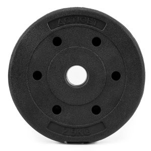 Obciążenie bitumiczne 2,5 kg ACTIGET talerz kompozytowy do sztangi 29 mm 913145 Obciążenie bitumiczne 2,5 kg ACTIGET talerz kompozytowy do sztangi 29 mm 913145