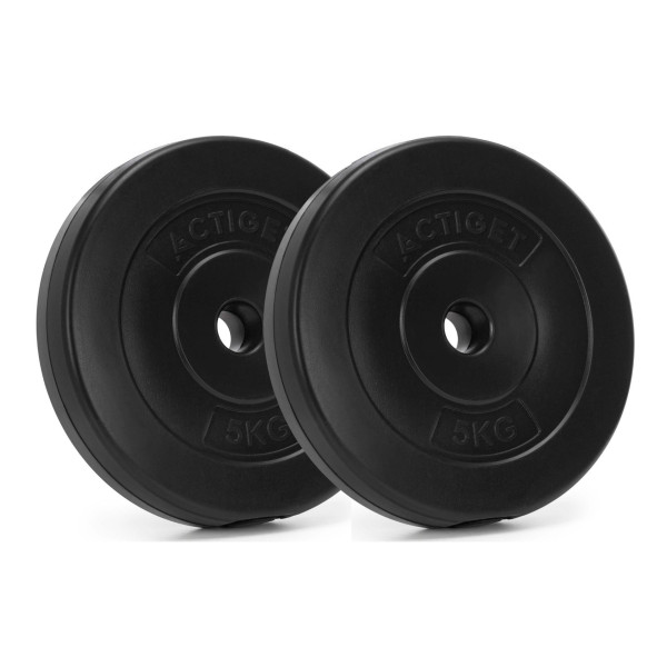 Obciążenie kompozytowe 5 kg 2 szt. Actiget talerze do sztangi 31 mm 922040