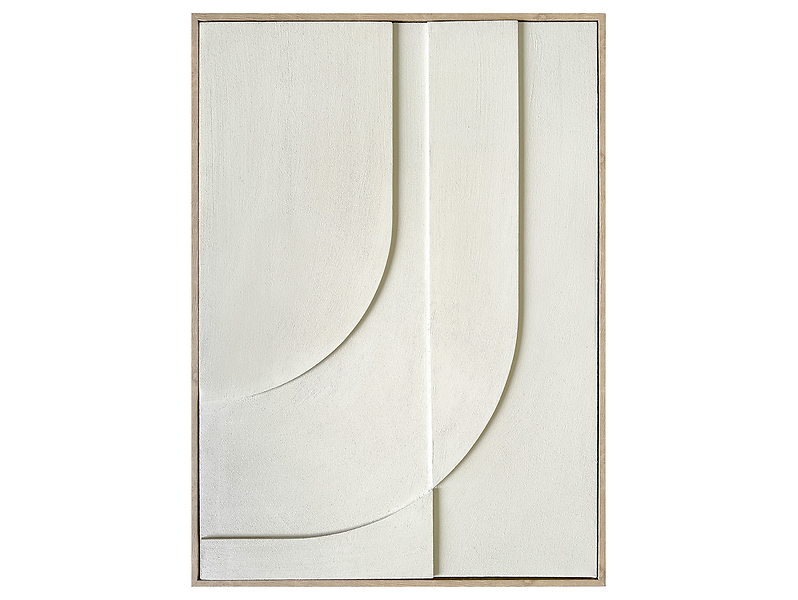 Obraz 3D Relief Beige Art I 60x90 cm 451727