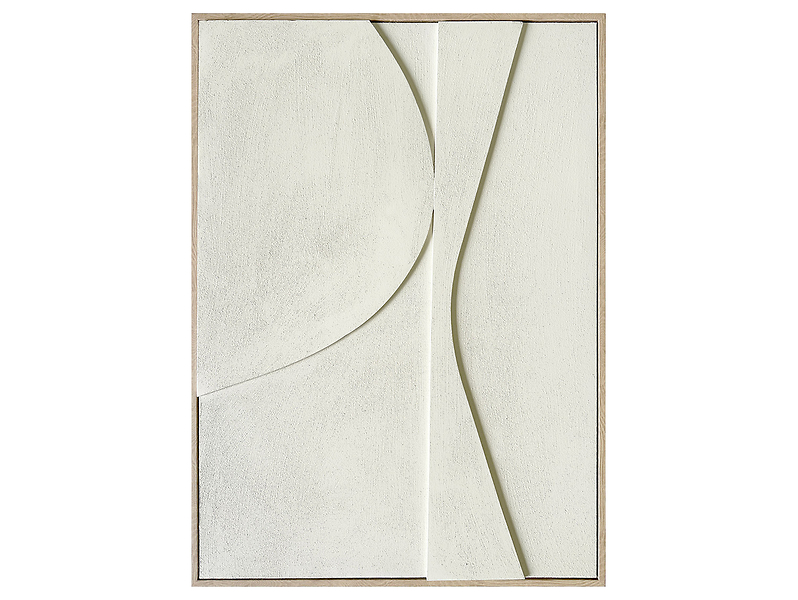 Obraz 3D Relief Beige Art II 60x90 cm 451733