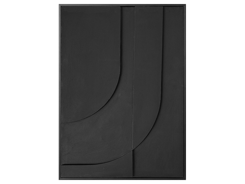 Obraz 3D Relief Black Art I 60x90 cm 451726
