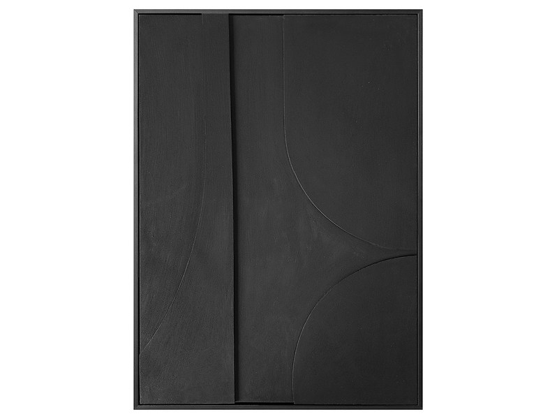 Obraz 3D Relief Black Art III 50x70 cm 451735