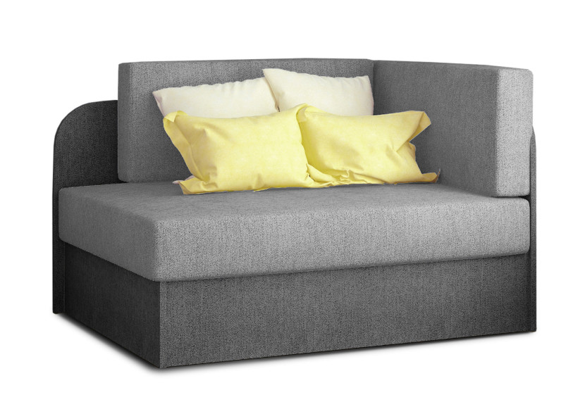 Sofa rozkładana z funkcją spania ROSA szara 759542