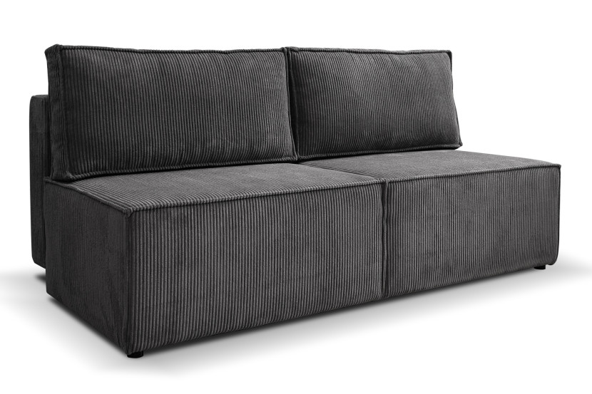 Sofa rozkładana z pojemnikiem na pościel COMPI Ciemnoszary 652503