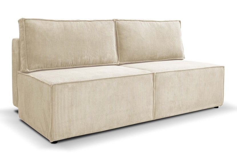 Sofa rozkładana z pojemnikiem na pościel COMPI Ecru 652468