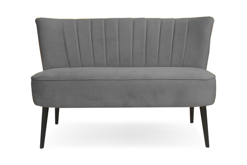 Sofa sally szara tkanina vogue 14 w stylu glamour 716330