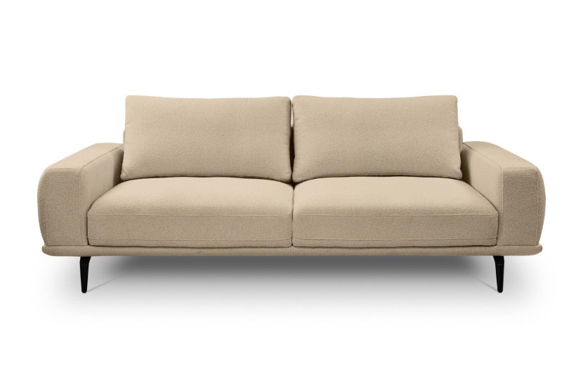 Sofa Salmi z funkcją spania beżowa Cosy03 tkanina teddy 685101