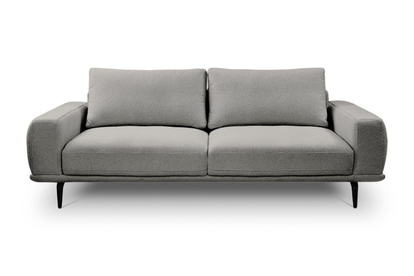 Sofa Salmi z funkcją spania szara jasna Cosy06 tkanina teddy 685106