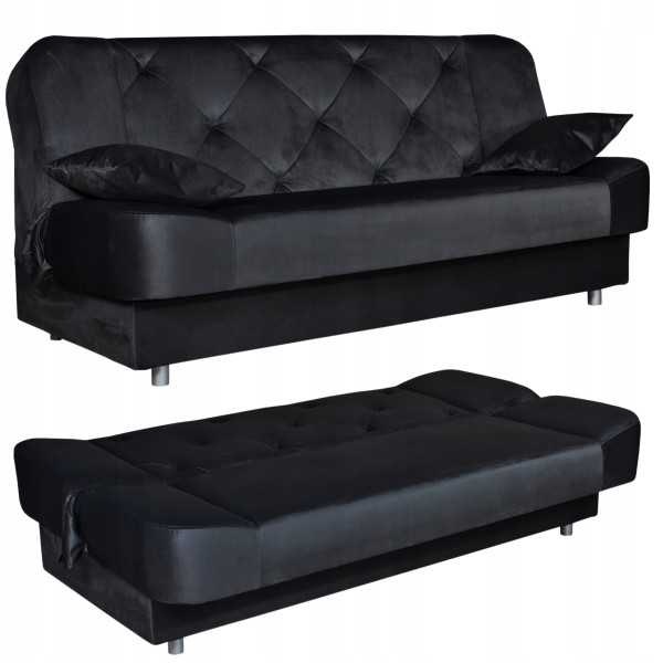 Sofa Sara Karo rozkładana wersalka spania bonel Family meble 183815