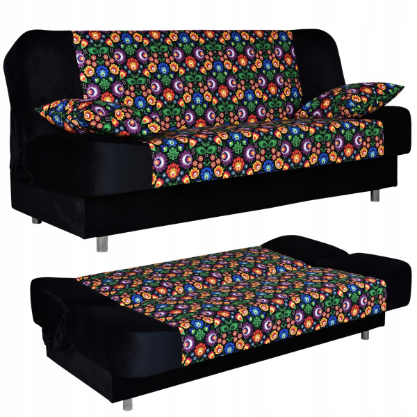Sofa Sara Print Duo rozkładana wersalka spania Family meble 183823