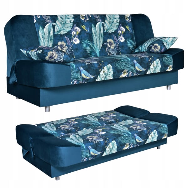 Sofa Sara Print Duo rozkładana wersalka spania Family meble 183825