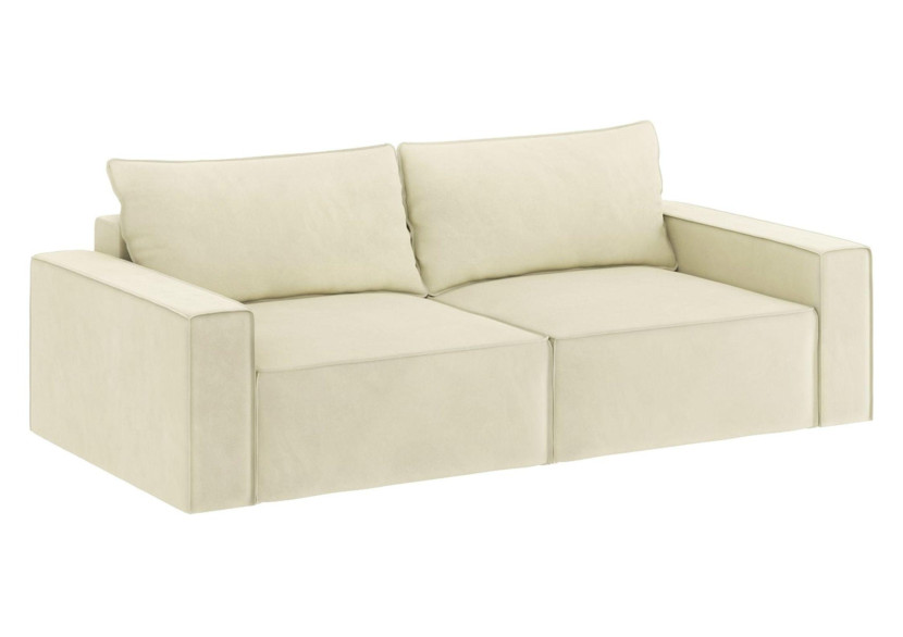 Sofa sens 2 rozkładana wypoczynkowa beżowa z funkcją spania 717840