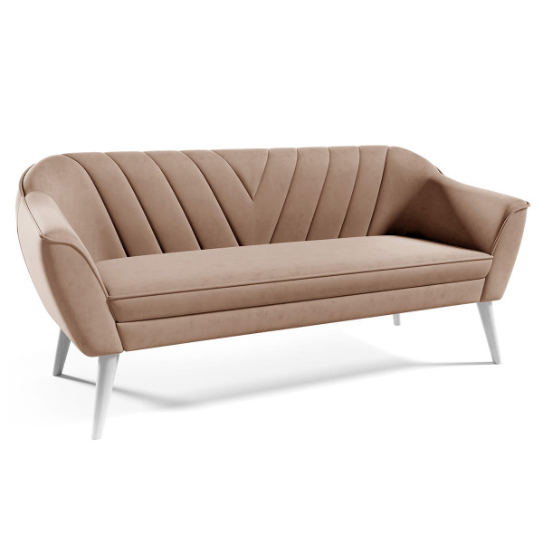 Sofa skandynawska Mia III Velluto 03 przeszycia 288652