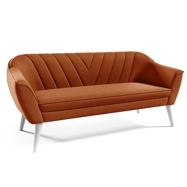 Sofa skandynawska Mia III Velluto 33 przeszycia 288638
