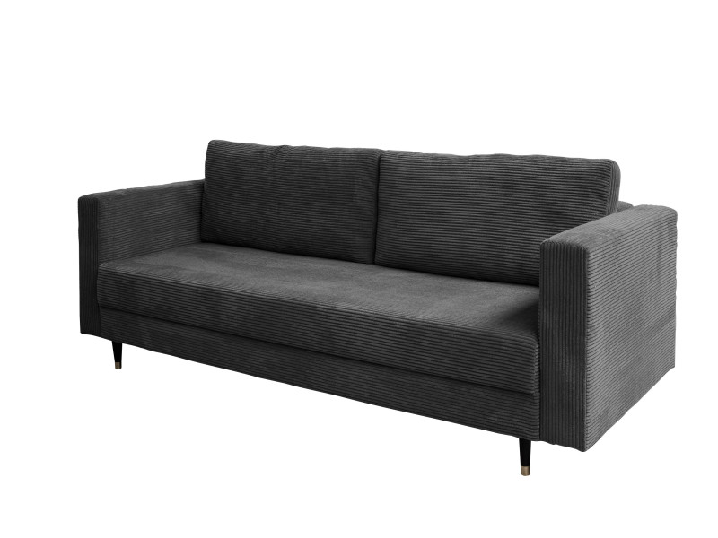 Sofa SONTI rozkładana w tkaninie poso- szara 698488