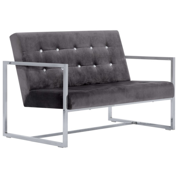 Sofa Szary Tkanina vidaXL 471225