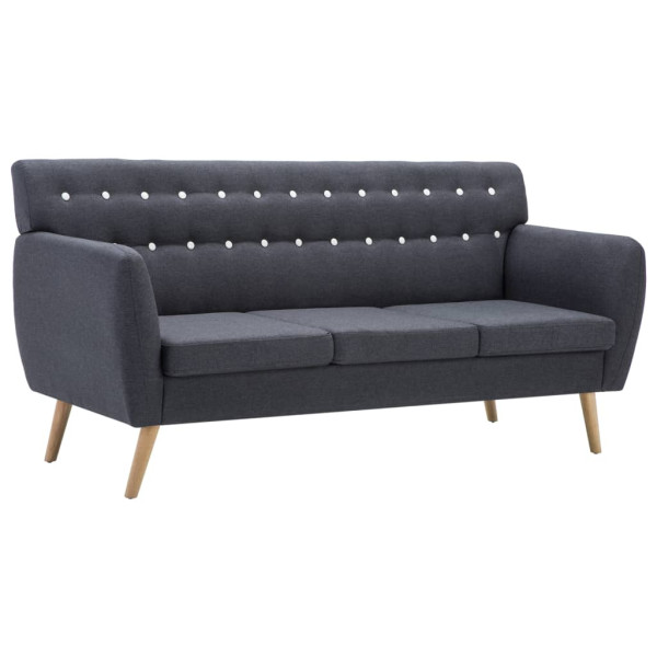 Sofa Szary Tkanina vidaXL 471233