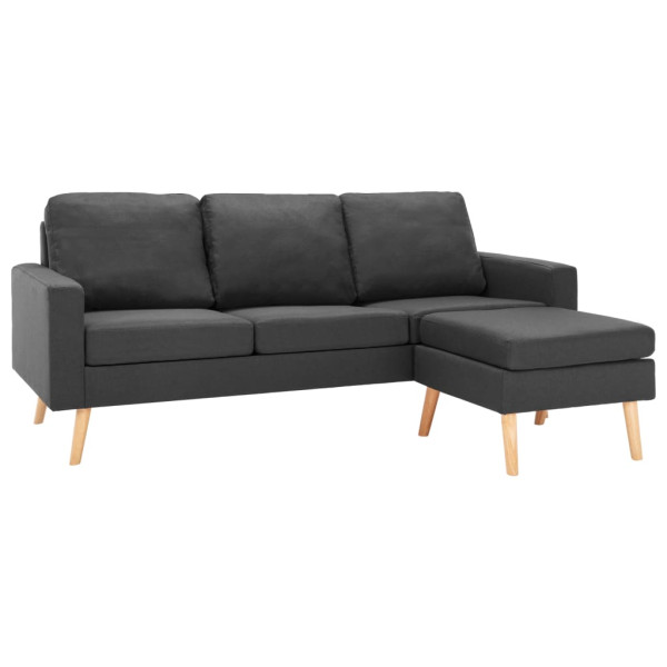 Sofa Szary Tkanina vidaXL 471224