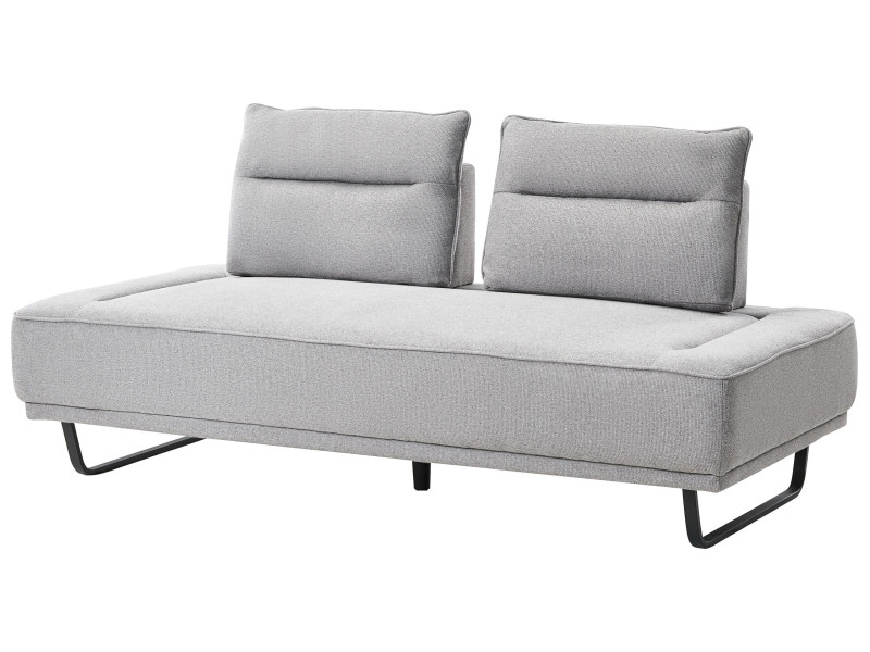 Sofa tapicerowana 2-osobowa szara 816159
