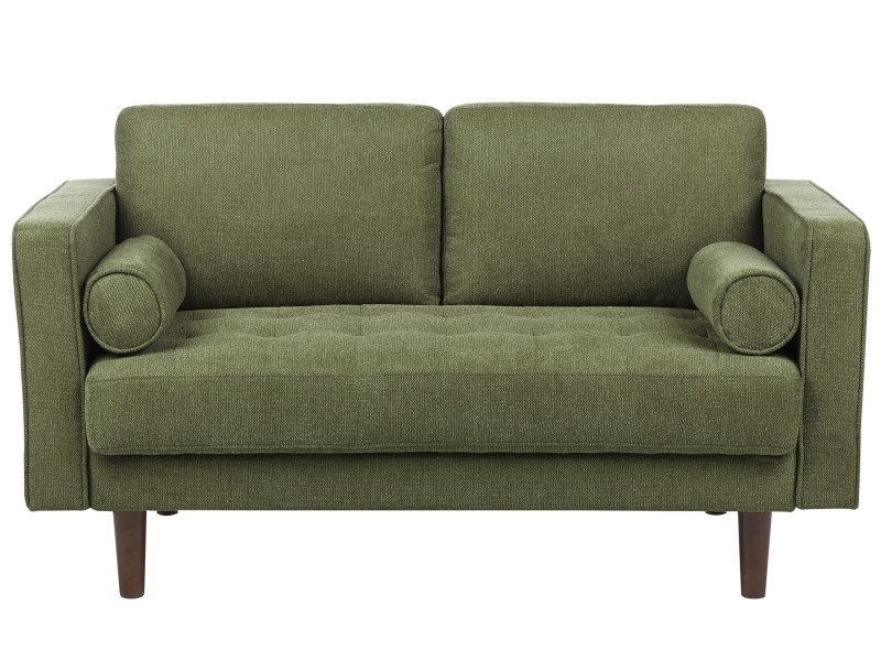 Sofa tapicerowana 2-osobowa zielona 189420