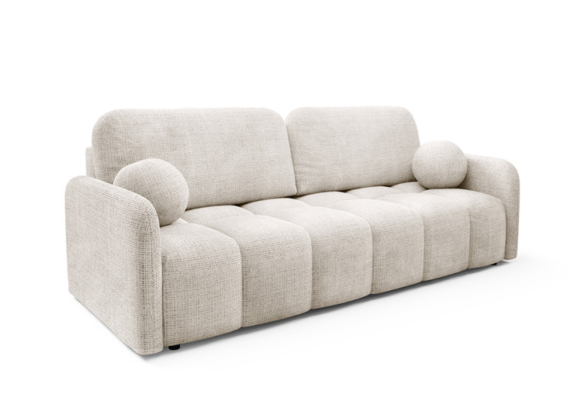 Sofa Tapicerowana CUBE z funkcją spania Beżowa 938522