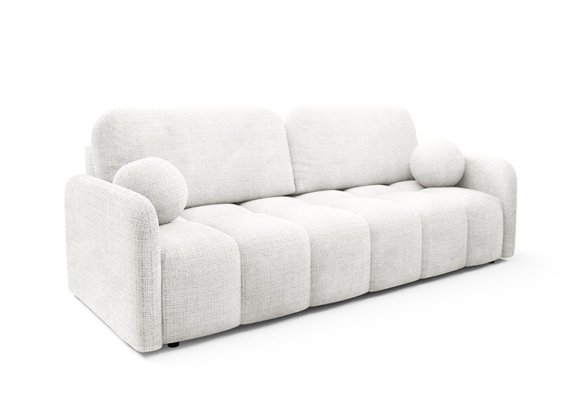 Sofa tapicerowana CUBE z funkcją spania Biała 937290
