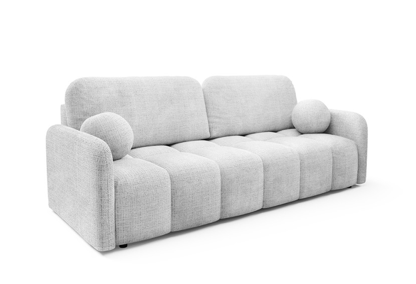 Sofa tapicerowana CUBE z funkcją spania Jasny szary 938521