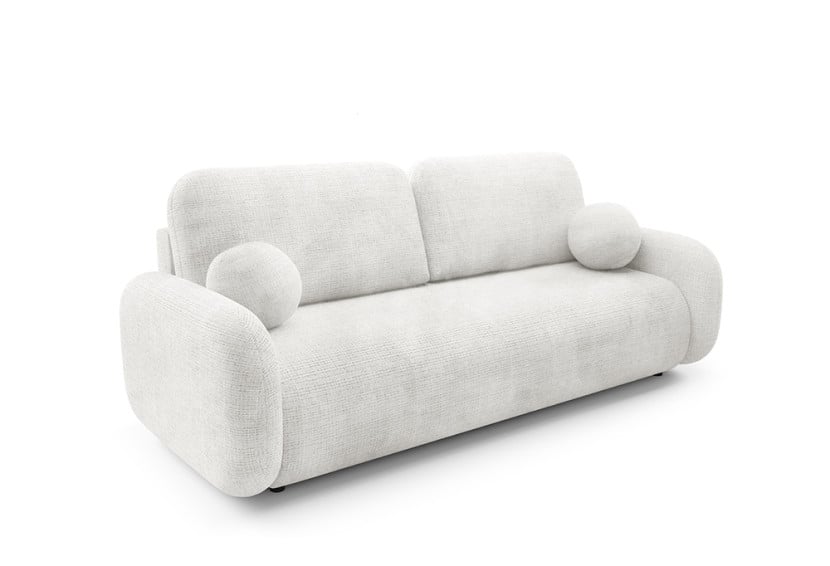 Sofa tapicerowana LEO z funkcją spania Biały 938529