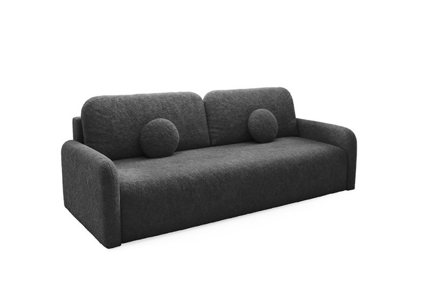 Sofa Tapicerowana RAVIO z funkcją spania Grafit 938526