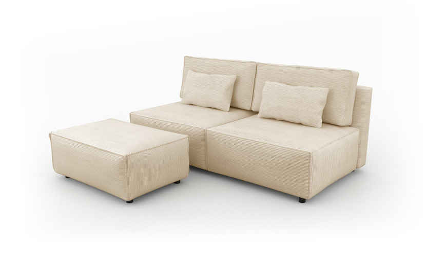 Sofa Tissa + Pufa Tissa / POSO 38 333136