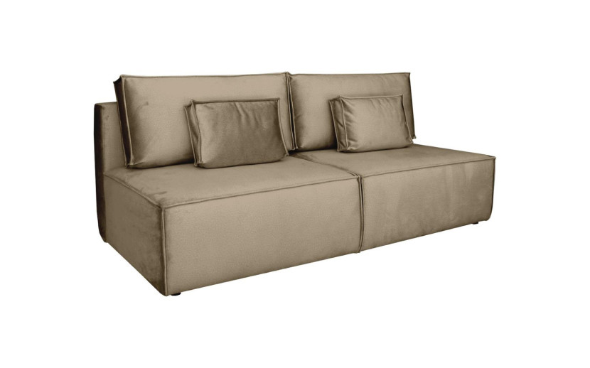 Sofa toro z funkcją spania beż ciemny run again 11 716969