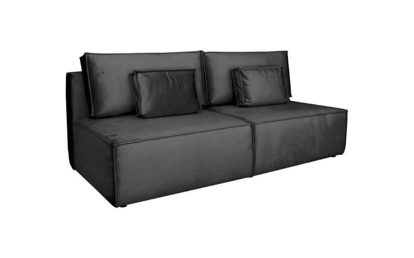 Sofa toro z funkcją spania szary ciemny run again 90 716981