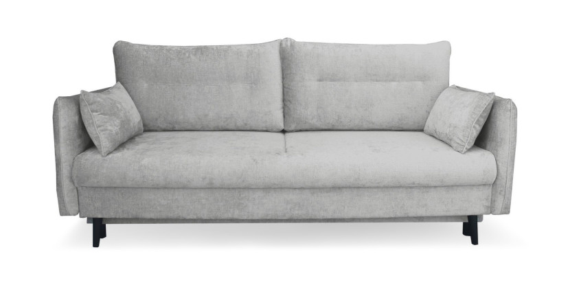 Sofa totana szara jasna aragon 80 z funkcją spania 716342