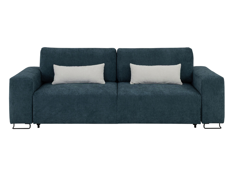 Sofa trzyosobowa Kizo rozkładana turkusowa 723176