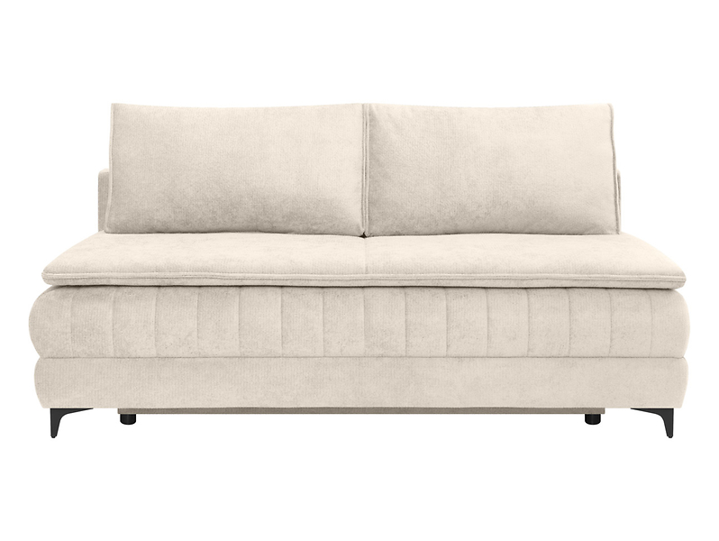 Sofa trzyosobowa Lumbro rozkładana z pojemnikiem beżowa 1062328