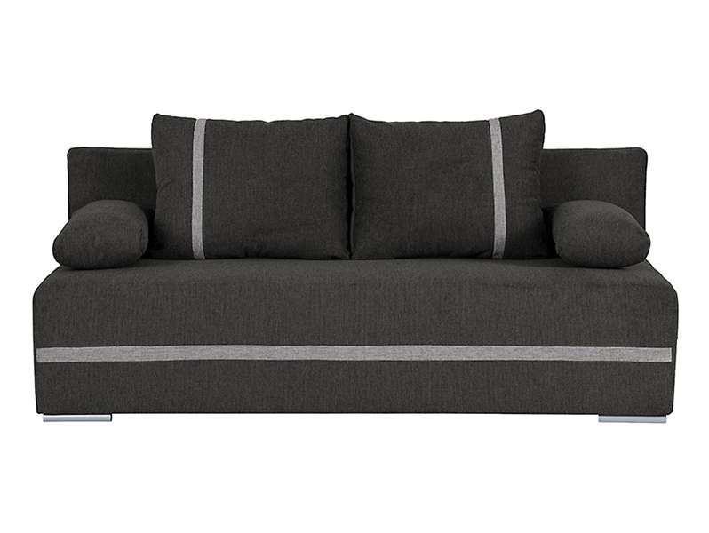Sofa trzyosobowa Mata z funkcją spania i pojemnikiem szara 415115