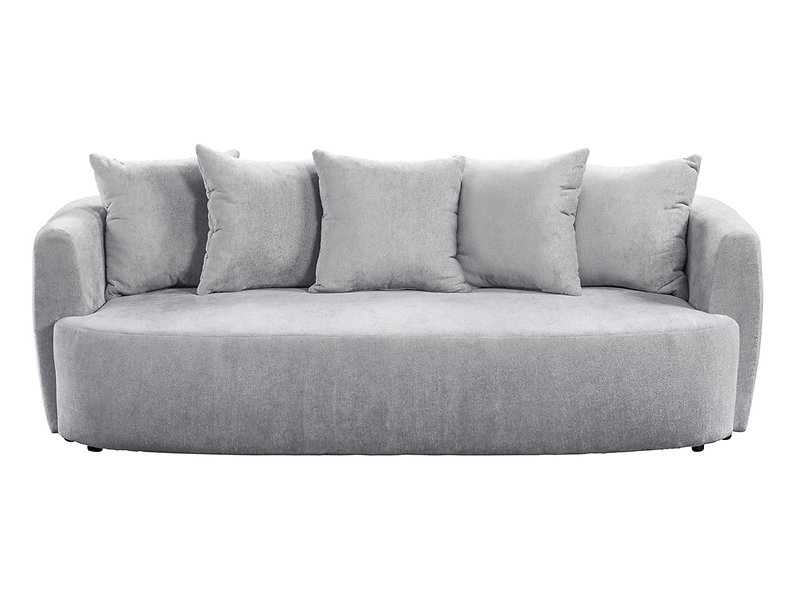 Sofa trzyosobowa Montego rozkładana z pojemnikiem szara 859092