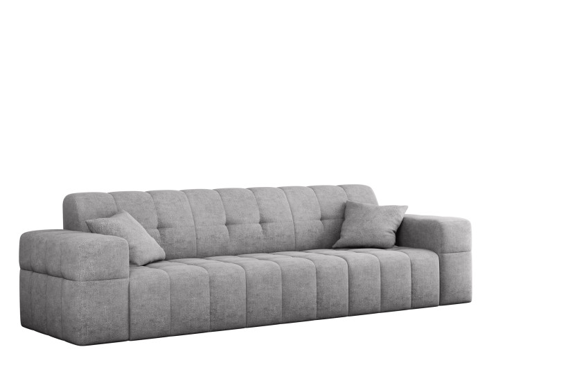 Sofa trzyosobowa NIMES, tkanina Perfect Harmony, Jasnoszary 679490