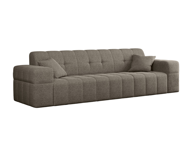 Sofa trzyosobowa NIMES, tkanina Verita, wiele kolorów Ciemnobeżowy 662091