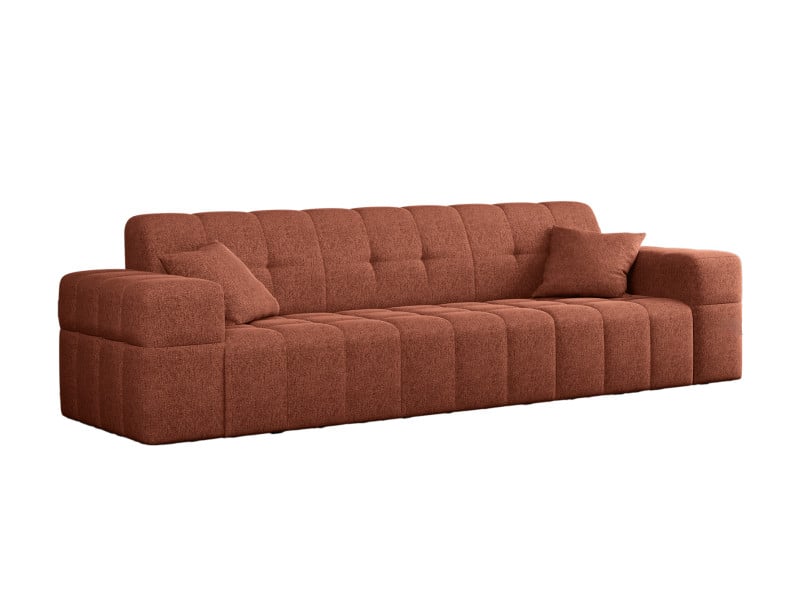Sofa trzyosobowa NIMES, tkanina Verita, wiele kolorów Miedziany 662086