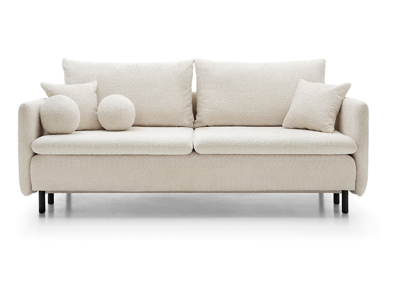 Sofa trzyosobowa Oland z pojemnikiem beżowa 394665