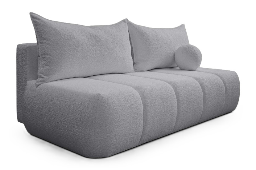 Sofa trzyosobowa PIANO z funkcją spania Szary 509563